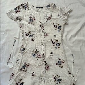 Abercrombie & Fitch White Floral Dress